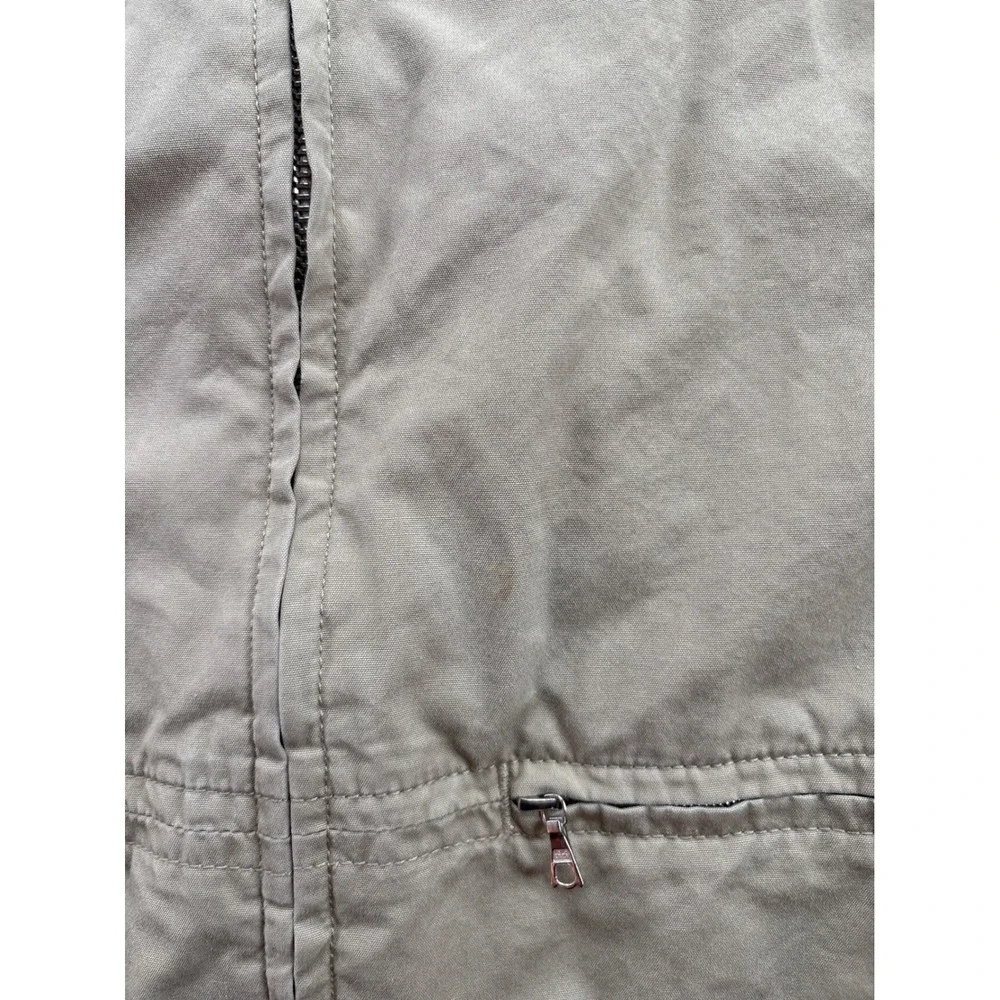 Polo Ralph Lauren Mens Tan Khaki Hooded Windbreaker Minimalist collegiate‎ small